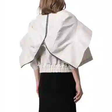 Rick Owens SS22 White Jacket