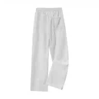 快鱼 户外纯色日常基础款直筒宽松垂感休闲透气吸汗舒适百搭针织运动裤 男女同款