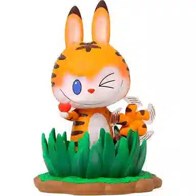 POP MART LABUBU Tiger Keychain 7cm