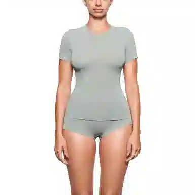 skims COTTON JERSEY T-SHIRT T MINERAL