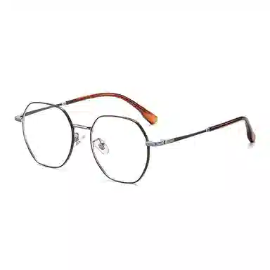 莫拉克 防蓝光 茶色 金丝 光学镜架 女款
