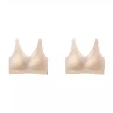 俞兆林 薄款大胸显小聚拢防下垂简约收副乳无钢圈无痕文胸 女款 组合装