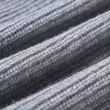 CELINE Logo Wool Hoodie Gray