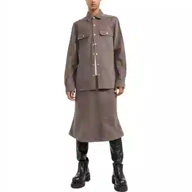 Rick Owens FW22 Brown Skirt