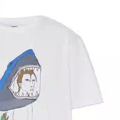 Burberry Ocean Sketch Print T-Shirt