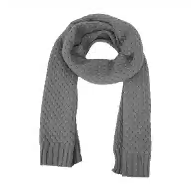 北极绒 韩式高级感针织加厚保暖围脖 绒线围巾 男女同款情侣款