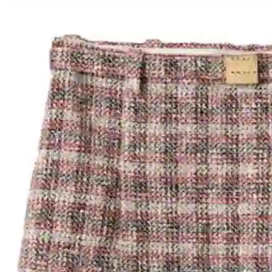 Miu Miu SS23 Plaid Skirt Red