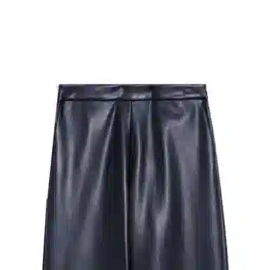 MaxMara Wide Leg Casual Pants Black