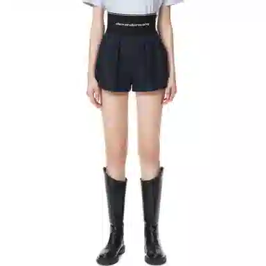 Alexander Wang SS22 Black High-Waisted Shorts