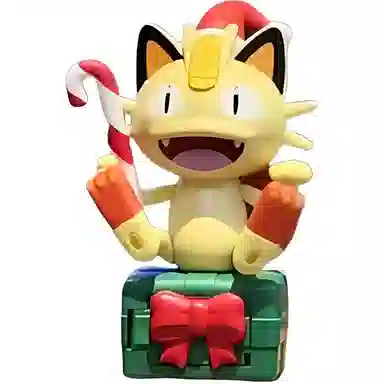 Pokemon x KFC Meowth Christmas Toy