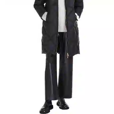 MaxMara Wide Leg Casual Pants Black