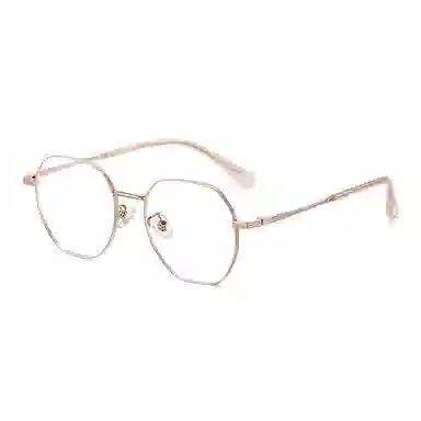 莫拉克 防蓝光 茶色 金丝 光学镜架 女款