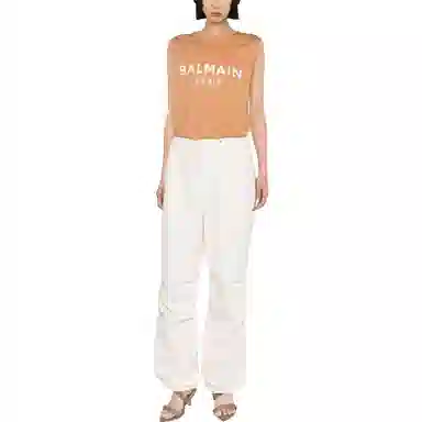 Balmain SS23 Logo Embossed Button Vest