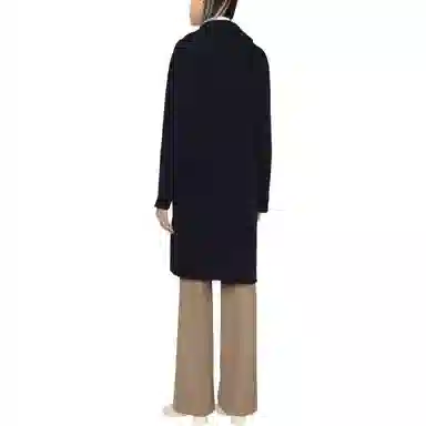 Emporio Armani Double-Breasted Coat Navy