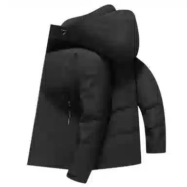 鸭鸭 薄款鹅绒三合一简约韩版休闲短款连帽冬装外套户外运动防风防水保暖冲锋羽绒服 男女同款