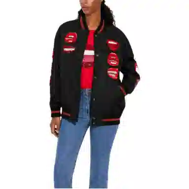 COACH x Tom Wesselmann Embroidered Jacket Black