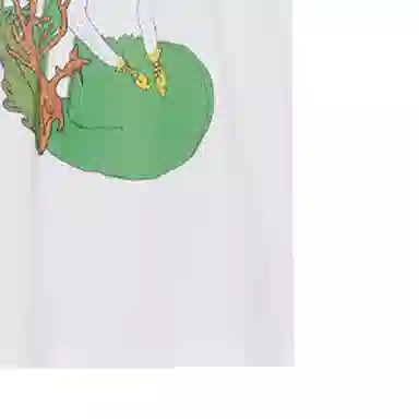 Burberry Ocean Sketch Print T-Shirt