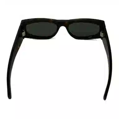 Saint Laurent Rectangular Tortoiseshell Sunglasses