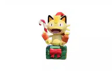 Pokemon x KFC Meowth Christmas Toy