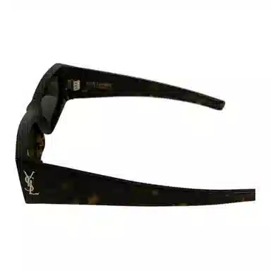 Saint Laurent Rectangular Tortoiseshell Sunglasses
