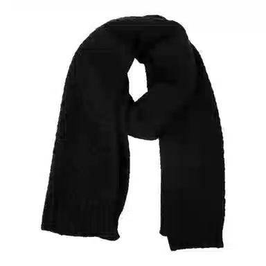 北极绒 韩式高级感针织加厚保暖围脖 绒线围巾 男女同款情侣款