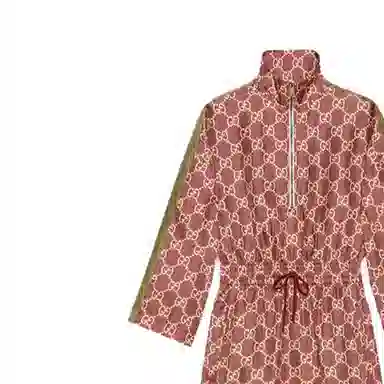 Gucci GG Supreme Silk Dress