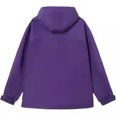 鸭鸭 纯色连帽拉链百搭短款长袖夹克外套 男款