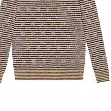 Gucci SS21 Striped Logo Sweater