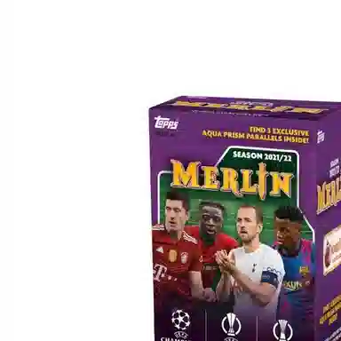 Topps 2022-22 UEFA champions Merlin soccer blaster