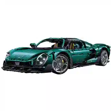 GULY Alpha Electroplated Race Car 3861pcs