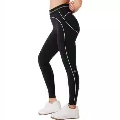 alo yoga Colorblock High Waist Leggings Black White