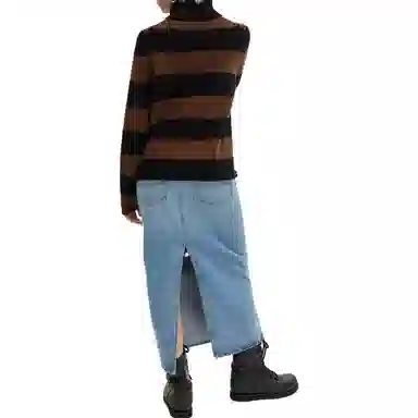 COACH Mickey Mouse Striped Turtleneck