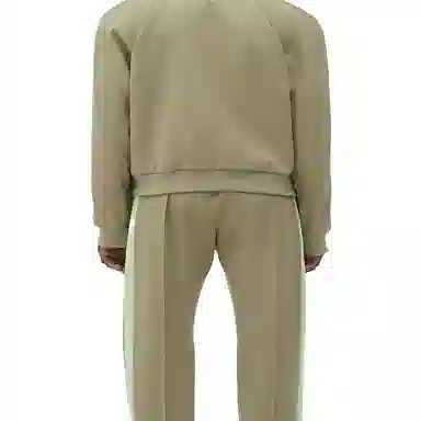 Bottega Veneta SS23 Striped Sleeve Jacket Green