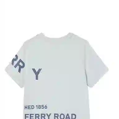 Burberry SS22 Logo T-Shirt Kids Gray