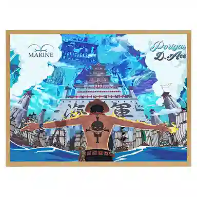 欧洛伊 动漫灯光画路飞索隆小夜灯 成品模型