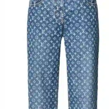 Louis Vuitton x America's Cup SS24 Logo Print Jeans