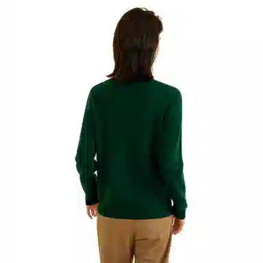 恒源祥 厚款保暖高领套头纯色毛衣 女款