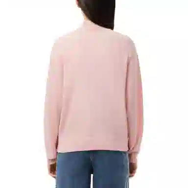 Lacoste High Neck Sweater Light Pink