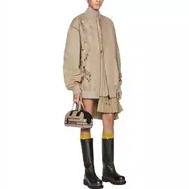 DIOR Botanical Zip Jacket Khaki