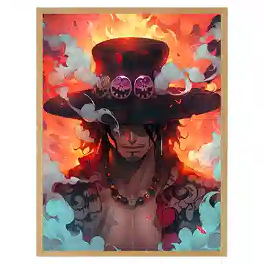 欧洛伊 动漫灯光画路飞索隆小夜灯 成品模型