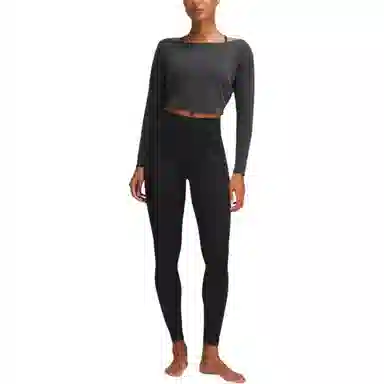 lululemon Cropped Long-Sleeve Cupro Boatneck T