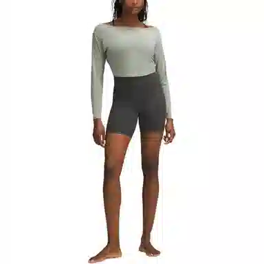 lululemon Cropped Long-Sleeve Cupro Boatneck T