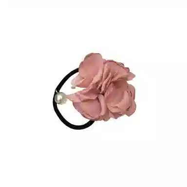 贯古今 夏季复古花朵扎头发发甜美气质马尾日常洗脸 尼龙 发圈 女款