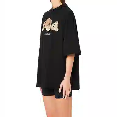 Palm Angels Decapitated Bear Logo T-Shirt Black