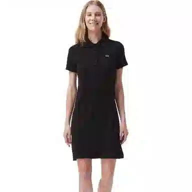 Lacoste Polo Dress Black