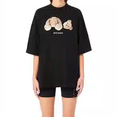 Palm Angels Decapitated Bear Logo T-Shirt Black