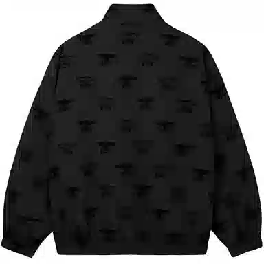 Boy London Letter Print Zip Jacket Black