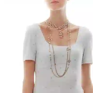 CHANEL Logo Print T-Shirt