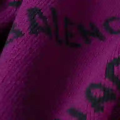 Balenciaga SS22 V-Neck Cardigan Purple