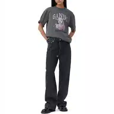 GANNI FW23 Grey T-Shirt